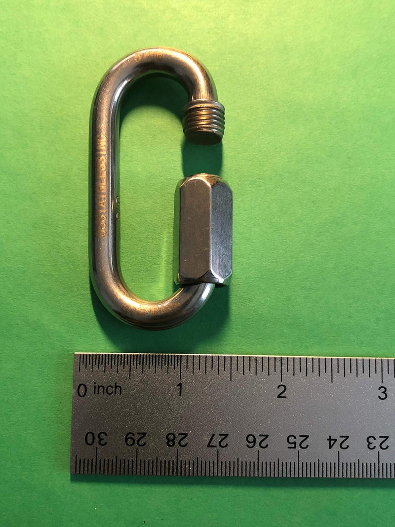 US STAINLESS Stainless Steel 316 Quick Link 5/16" (8mm) Marine Grade - Image 3